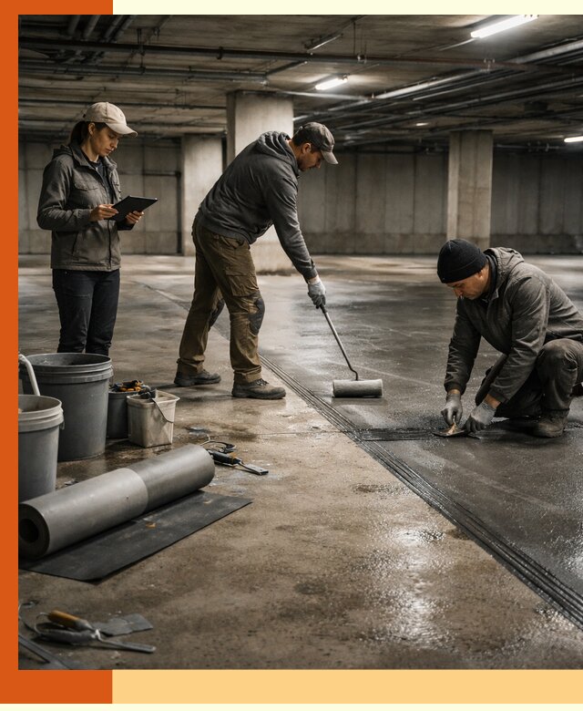 Гидроизоляция паркинга в Новом Уренгое: качественная защита зданий