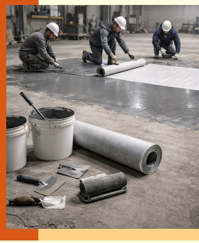 Гидроизоляция промышленного пола в Новом Уренгое — защита и долговечность