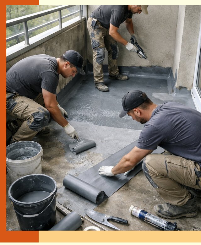 Гидроизоляция балкона в Новом Уренгое: надежная защита от протечек