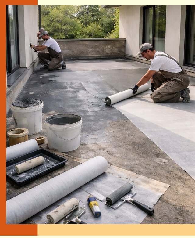 Гидроизоляция террасы в Новом Уренгое — надежная защита от влаги и протечек