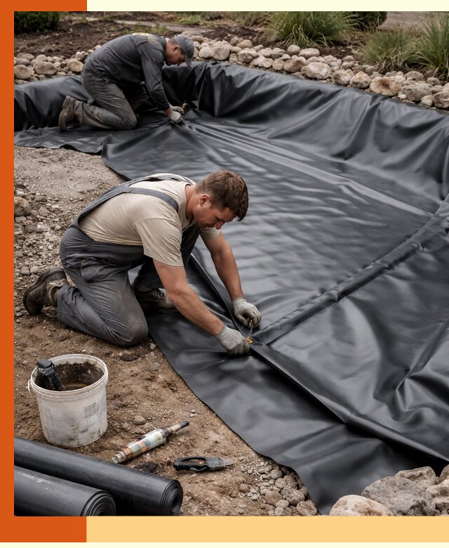 Гидроизоляция пруда в Новом Уренгое: надежная защита и герметизация