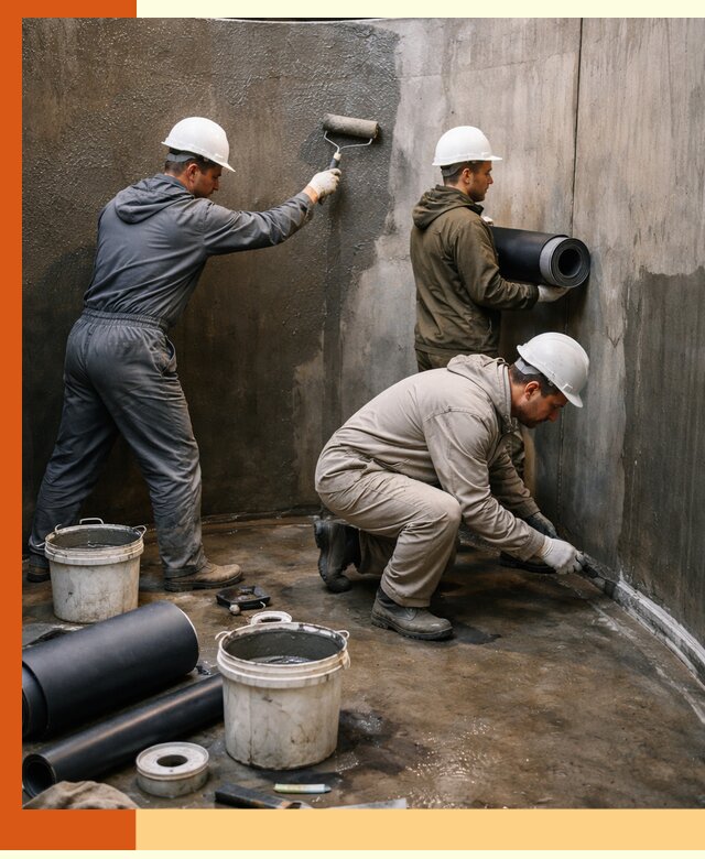 Гидроизоляция резервуара профессионально в Новом Уренгое