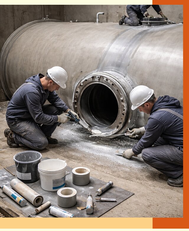 Гидроизоляция резервуара с топливом в Новом Уренгое от 77985 руб. под ключ | ТепломастерНвг