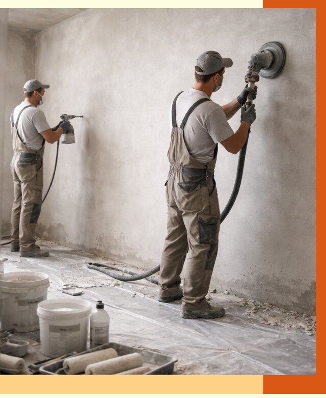 Подготовка поверхности под напыление в Новом Уренгое от 1248 руб. — ТепломастерНвг