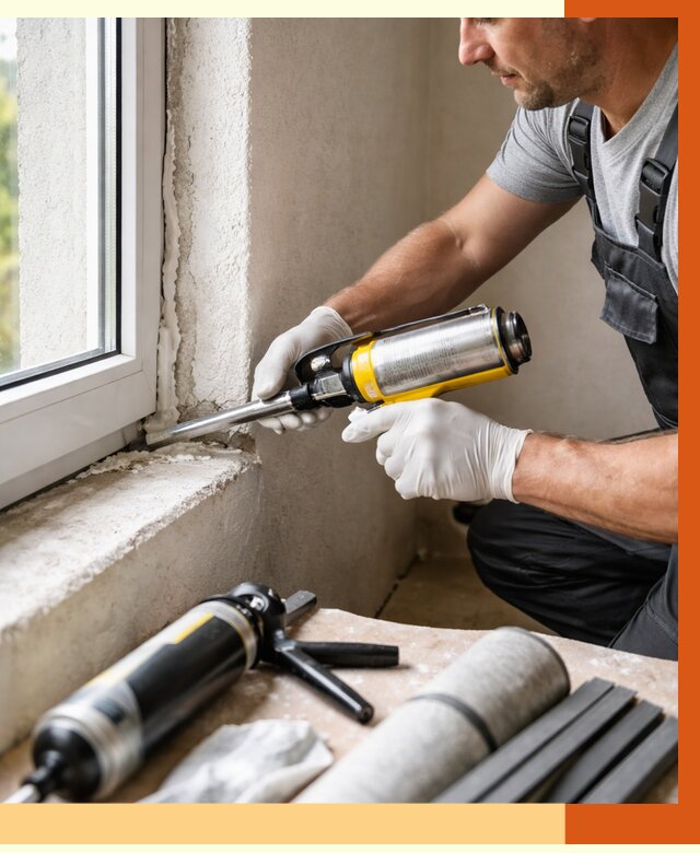 Герметизация стыков и примыканий в Новом Уренгое от 1248 руб. под ключ | ТепломастерНвг